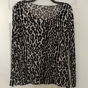 APT. 9 Cheetah Print Shirt